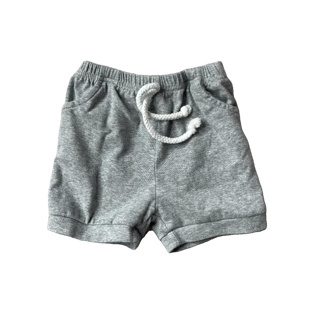 Unisex Grey Shorts Size: 6-12 months Grey