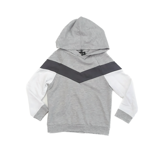 Kidpik Boys Grey Hoodie Size: 5-6 Years Grey