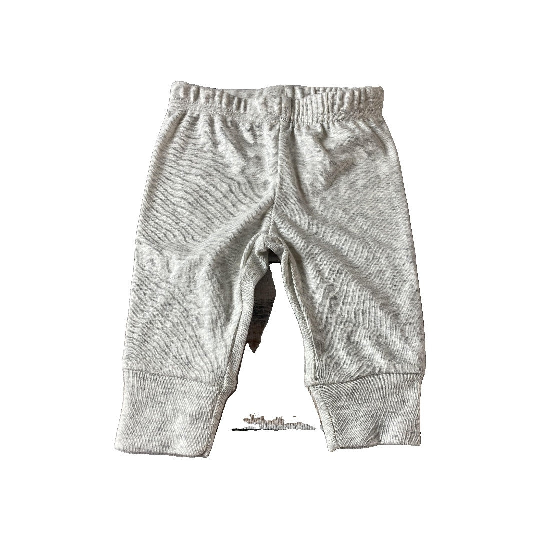 Carters Unisex Grey Pants Size: 3 months Grey
