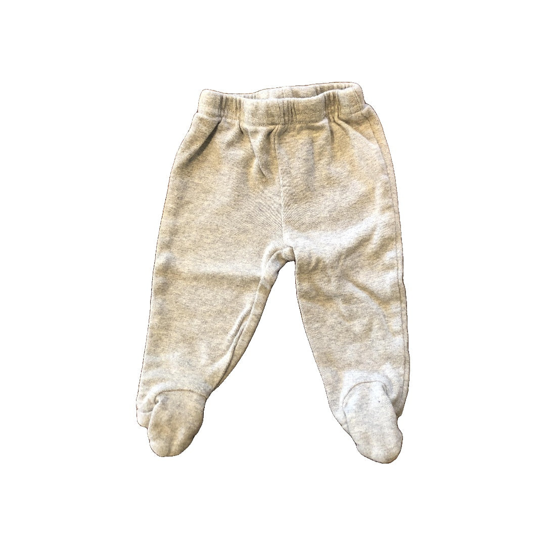 Carters Unisex Grey Pants Size: Newborn Grey