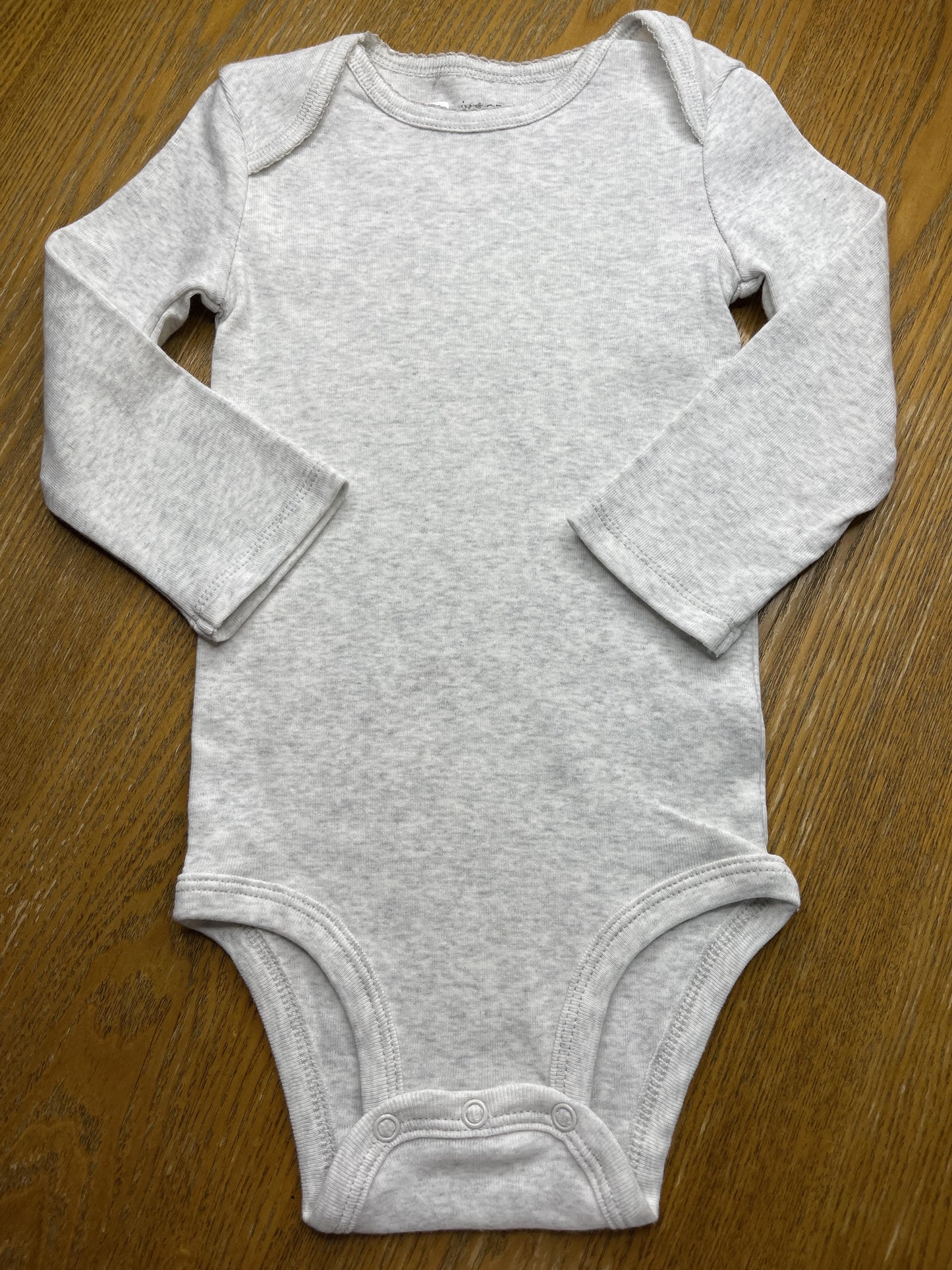 Carters Girls Grey Onesie Size: 18 months Grey