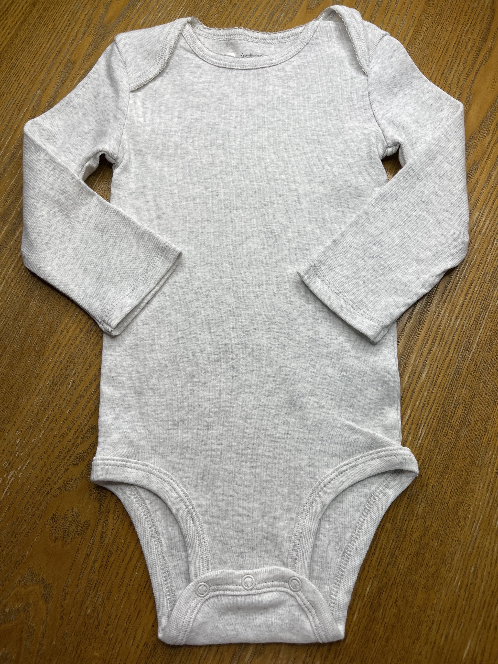 Carters Girls Grey Onesie Size: 18 months Grey