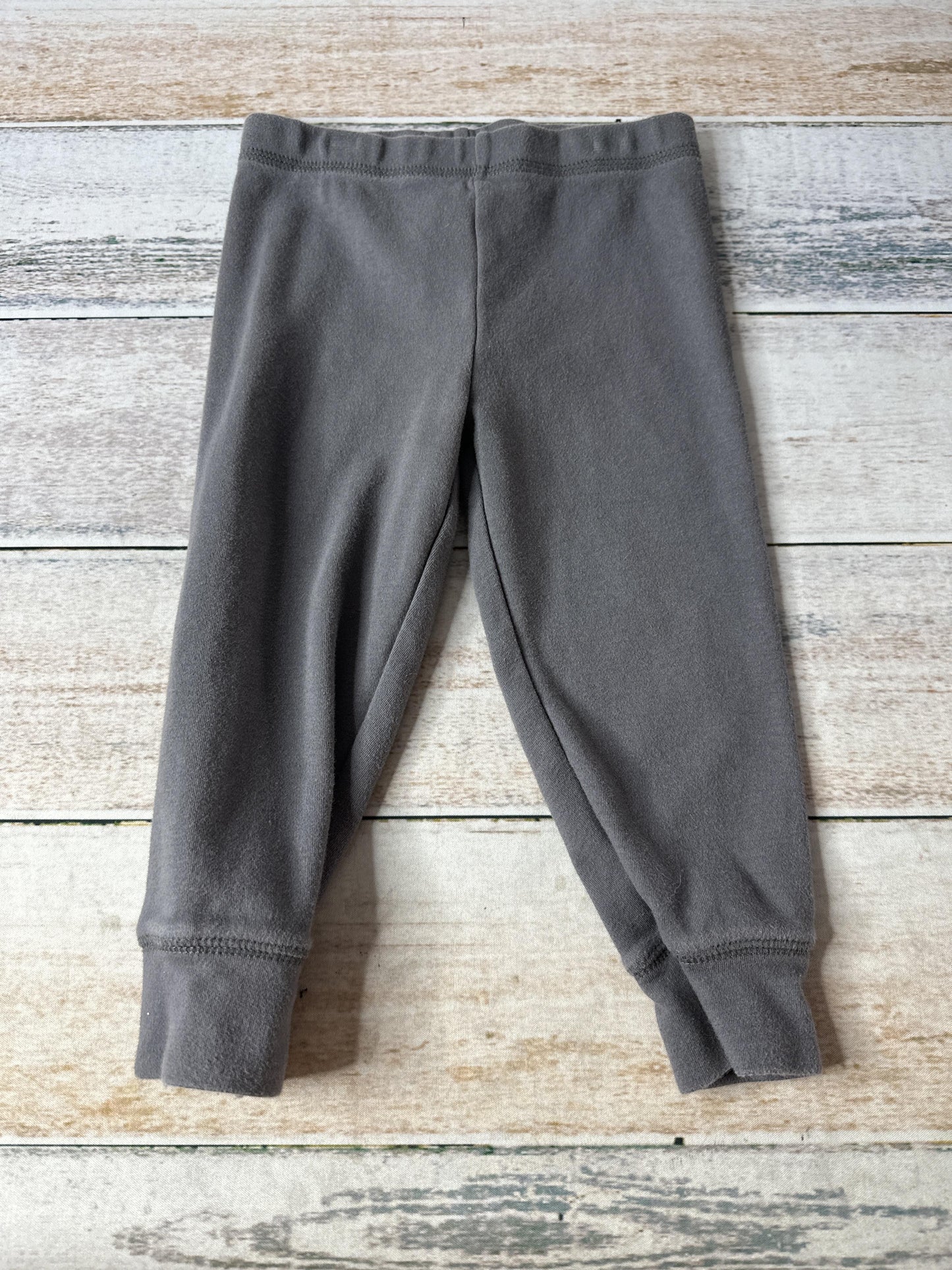 Just Born Unisex Grey Pants Size: 24 months Grey