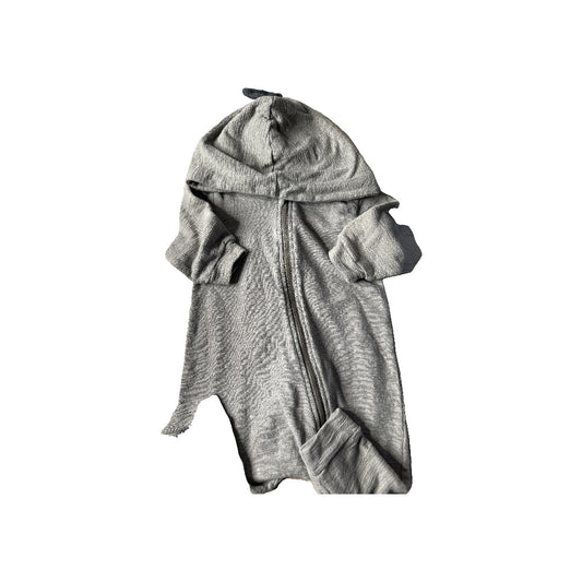 LALA Unisex Grey Long Sleeve Outfit Size: 3-6 months Grey