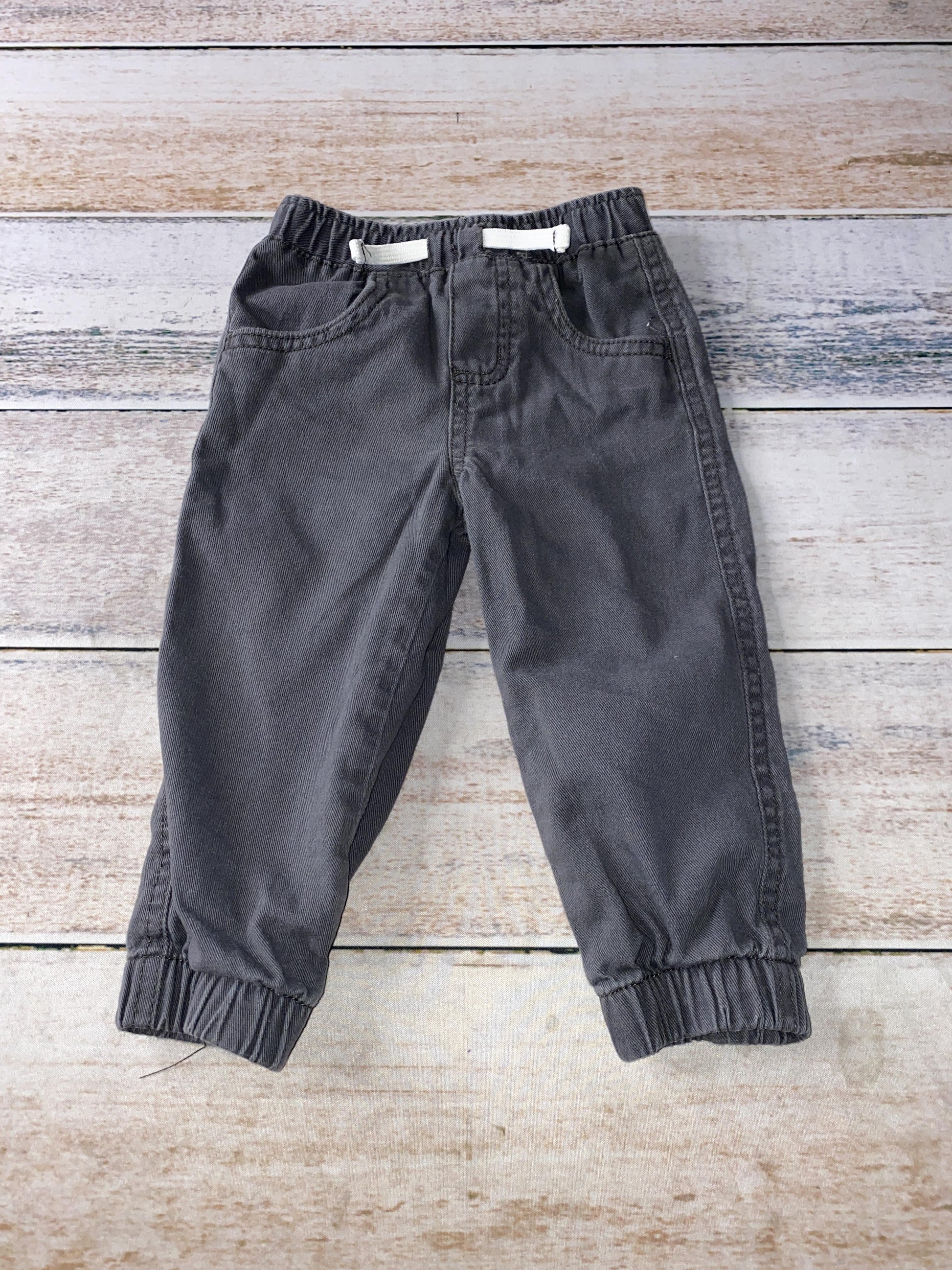 Little Rebels Boys Grey Pants Size: 12 months Grey