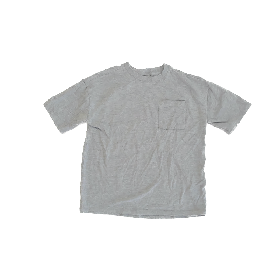 Old Navy Boys Grey T-Shirt Size: 10-12 Years Grey