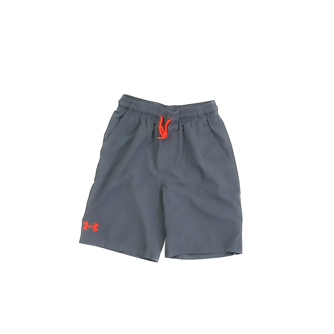 Under Armour Boys Grey Athletic Shorts Size: YS (8 Years) Grey