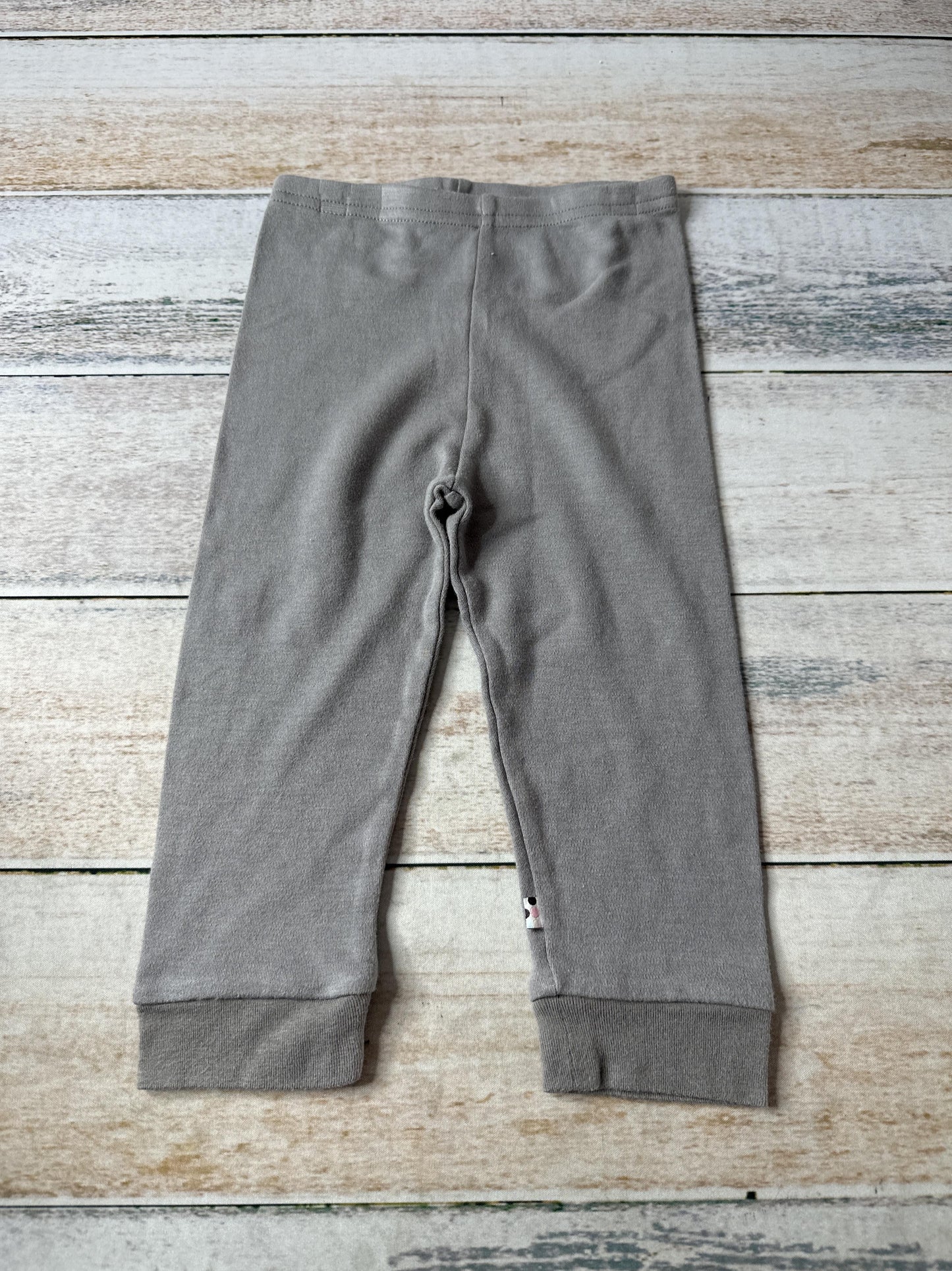 Babysoy Unisex Grey Pants Size: 2T Grey