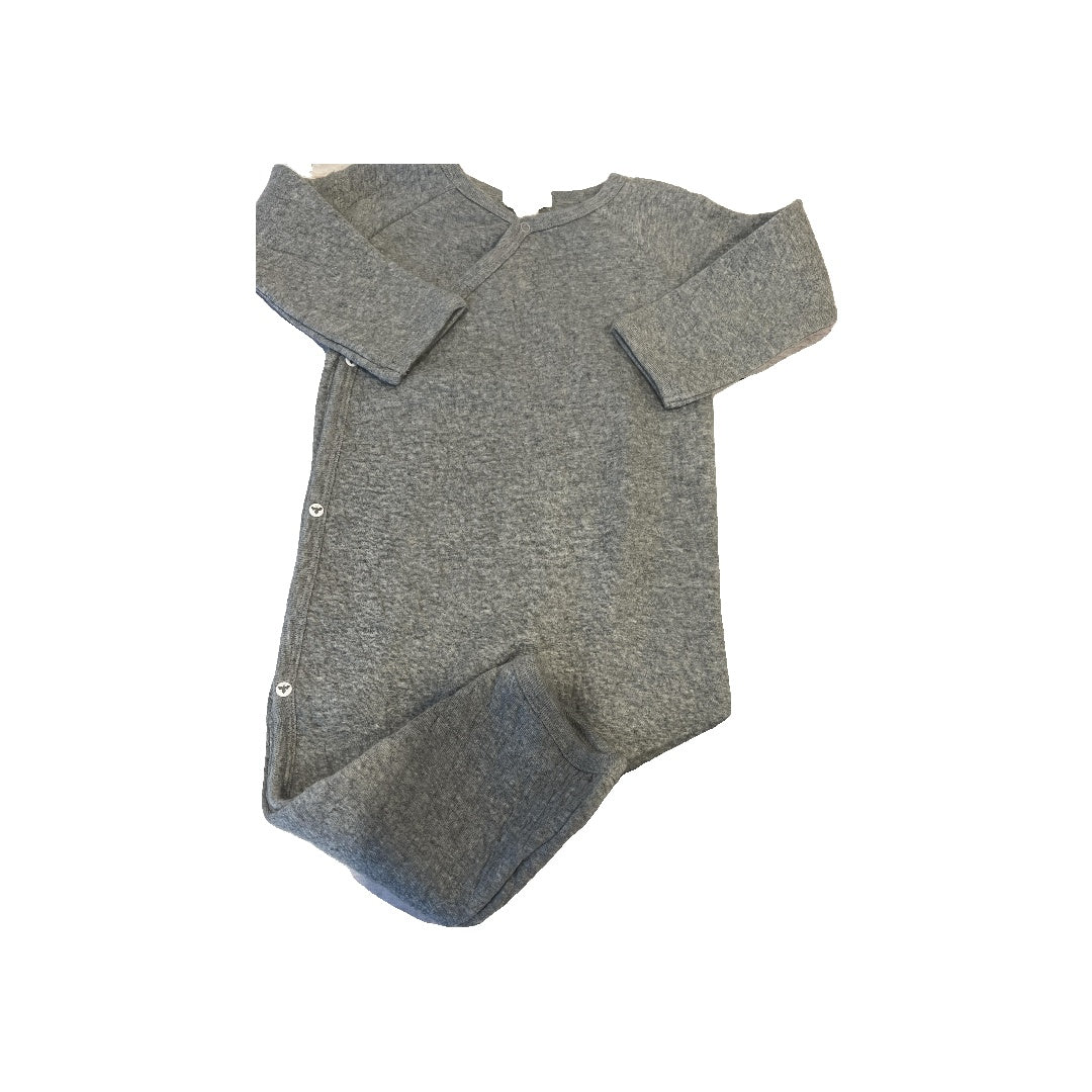 Burt's Bees Girls Grey Long Sleeve Outfit Size: 6-9 months Grey