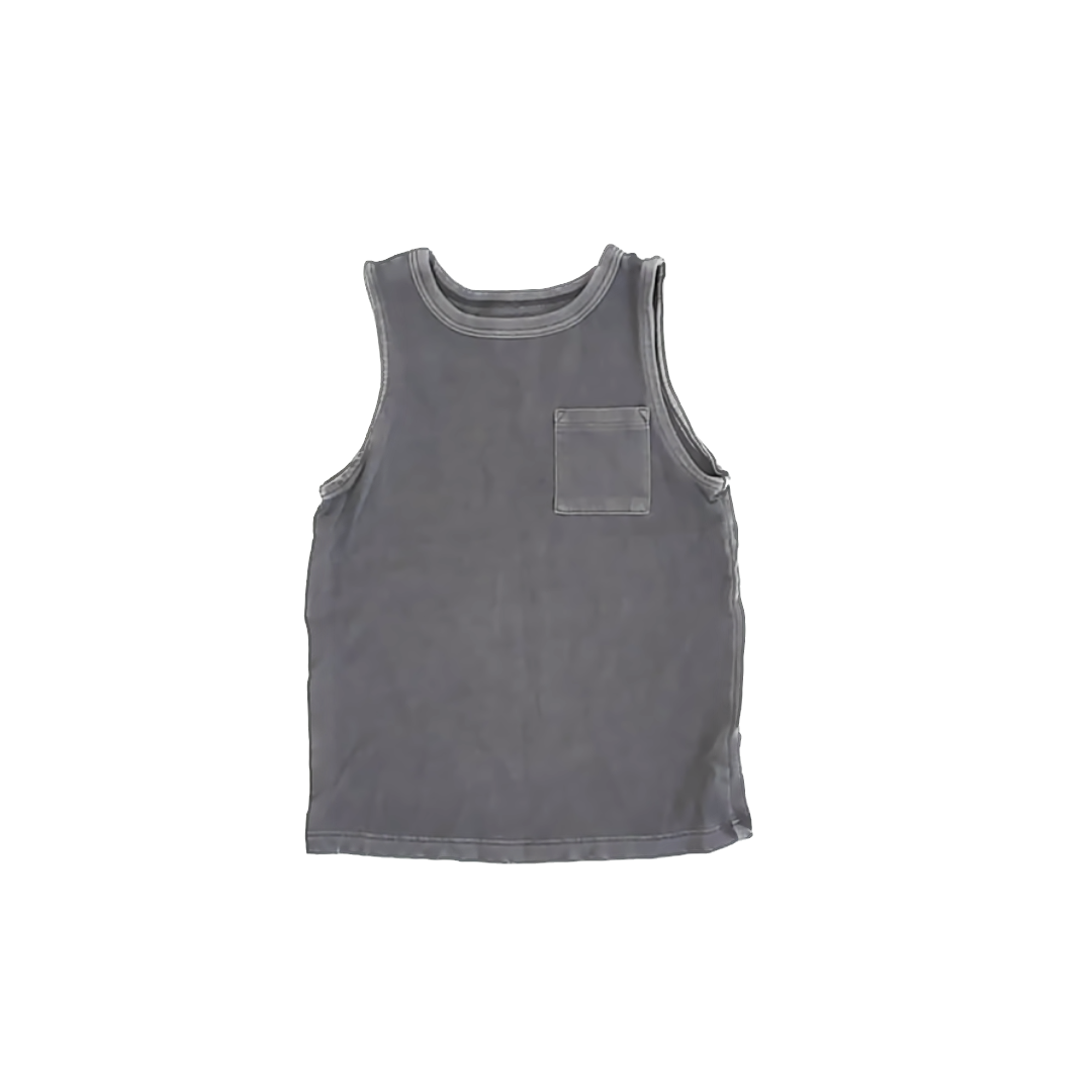Cat & Jack Unisex Grey Tank Top Size: 2T Grey