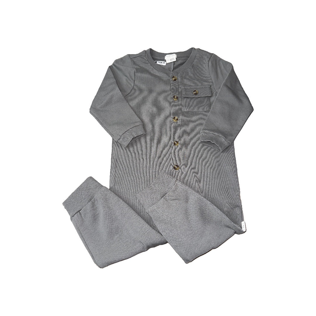 Petit Lemi Boys Grey Long Sleeve Outfit Size: 18 months Grey