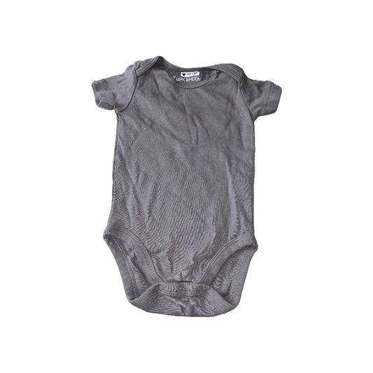 Mac and Moon Unisex Grey Onesie Size: 12 months Grey