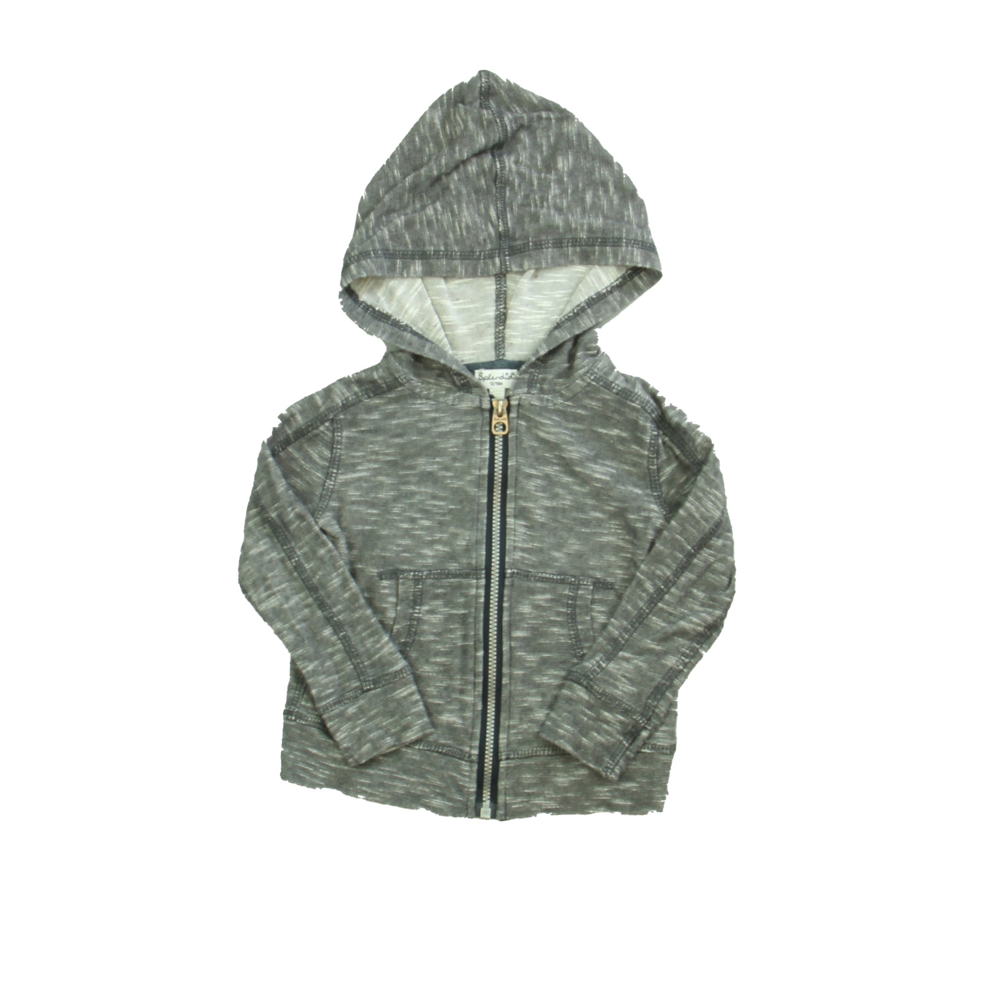 Splendid Boys Grey Hoodie Size: 12-18 Months Grey