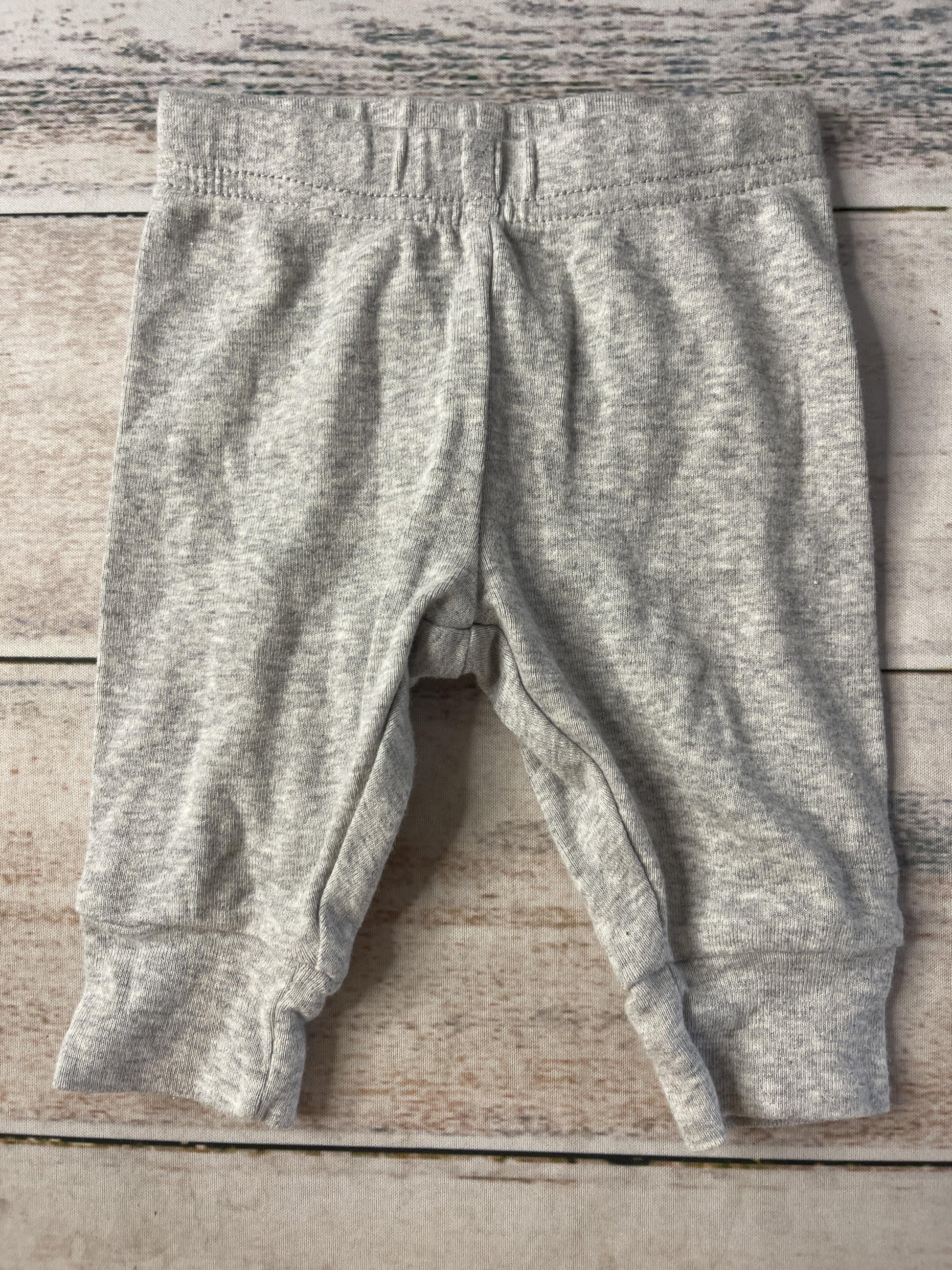 Carters Unisex Grey Pants Size: 3 months Grey