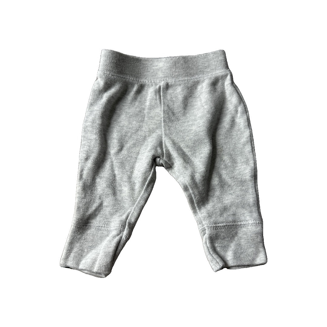 Unisex Grey Pants Size: Newborn Grey