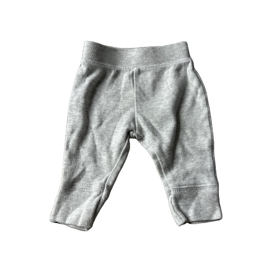Unisex Grey Pants Size: Newborn Grey