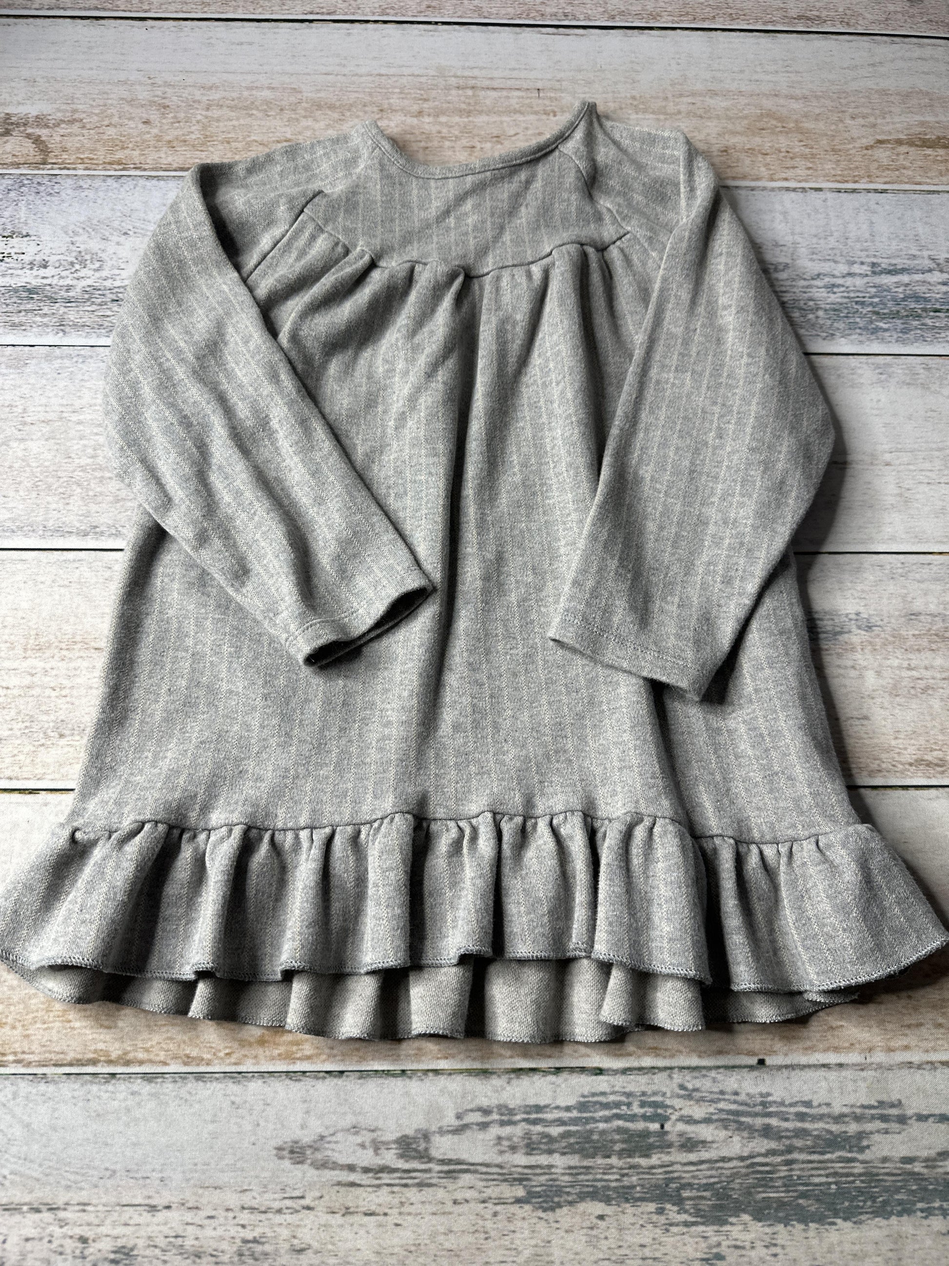 Zara Girls Grey Dress Size: 3-4 Years Grey