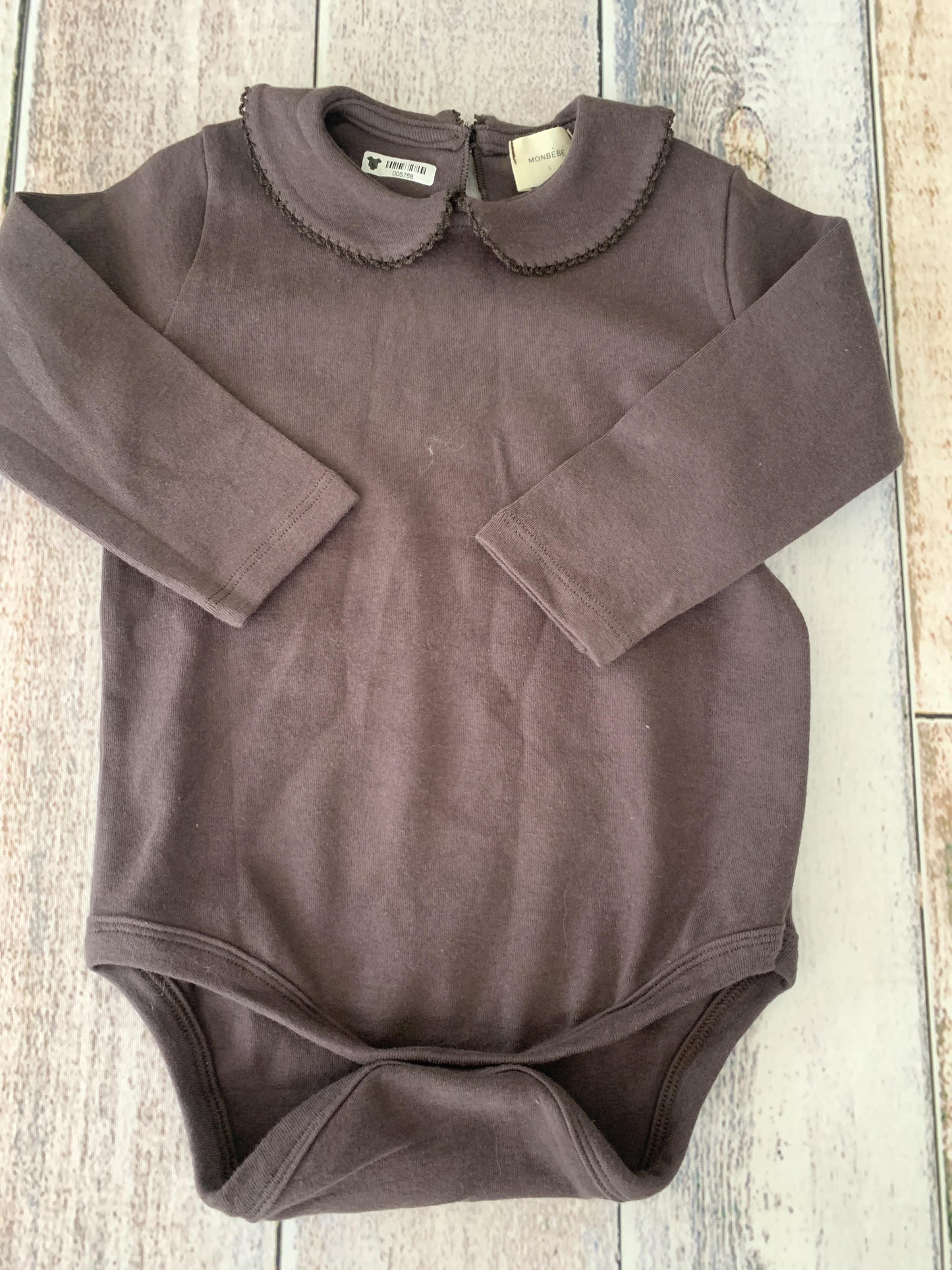 Monbebe Girls Grey Onesie Size: 12-24 months Grey