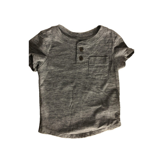 Cat & Jack Boys Grey T-Shirt Size: 12 months Grey