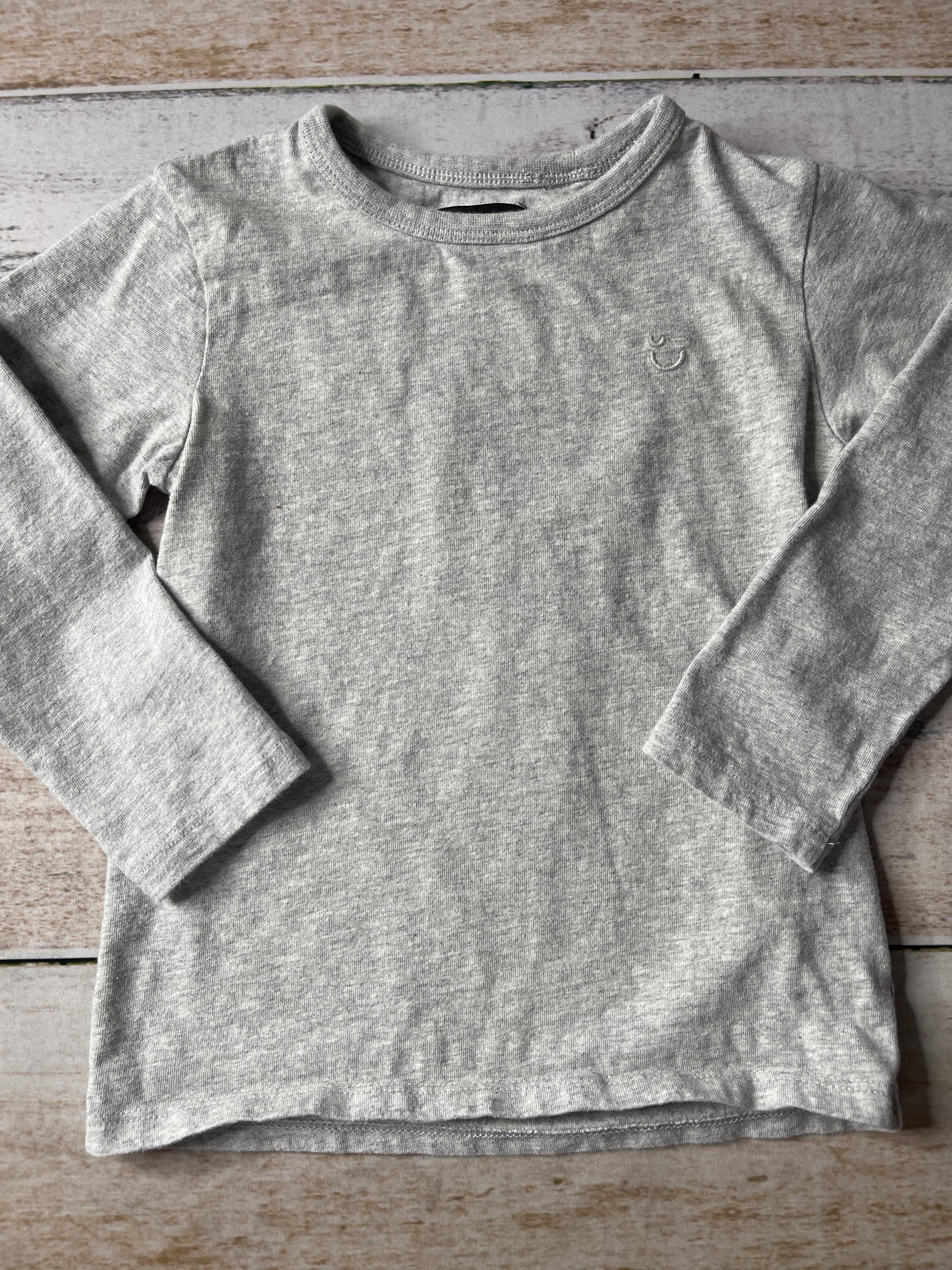 Nordstrom Unisex Grey Long Sleeve Shirt Size: 2T Grey