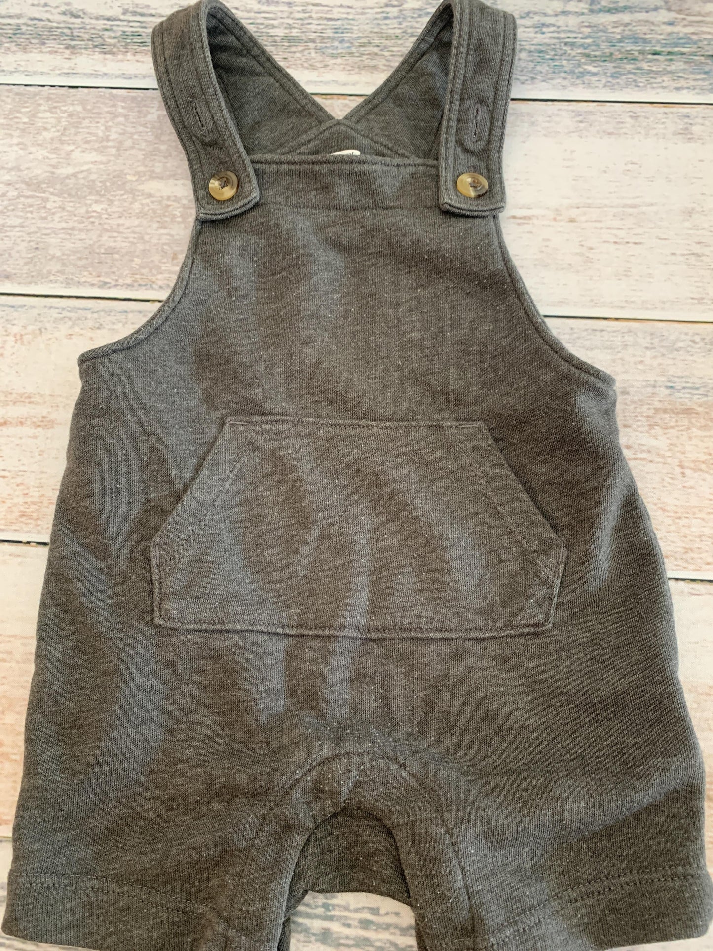 Cloud Island Boys Grey Overalls Size: 6-12 months Grey
