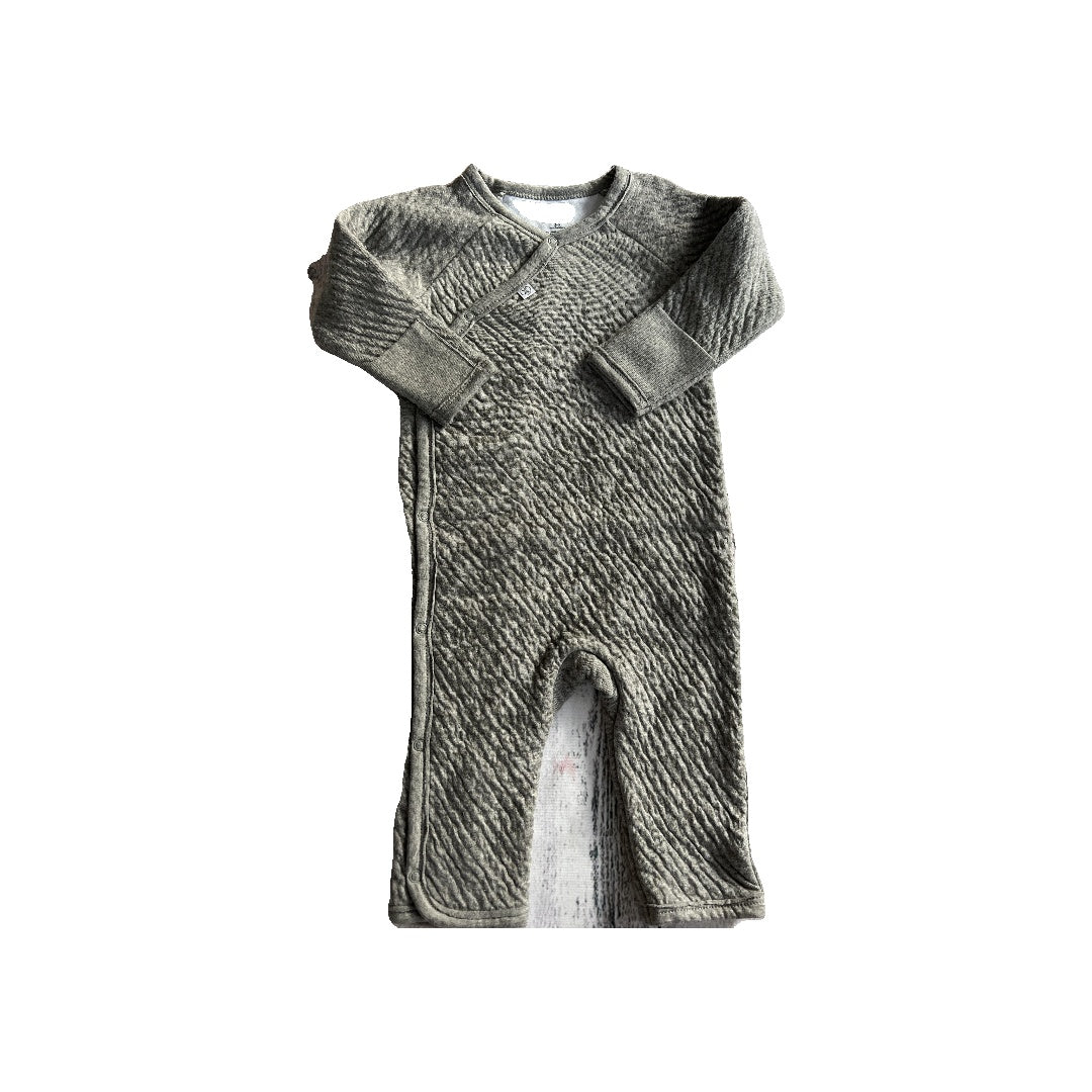 Honest co Unisex Grey Long Sleeve Outfit Size: 3-6 months Grey