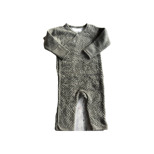 Honest co Unisex Grey Long Sleeve Outfit Size: 3-6 months Grey