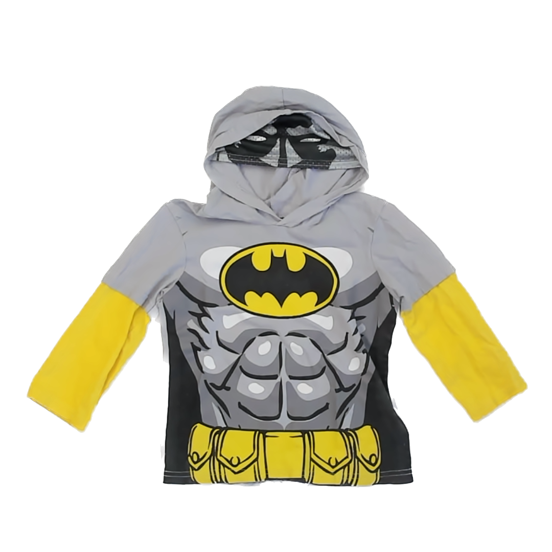 Batman Boys Grey Long Sleeve T-Shirt Size: 3T Grey