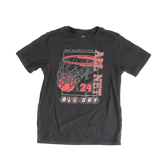 Wonder Nation Boys Grey T-Shirt Size: 10-12 Years Grey
