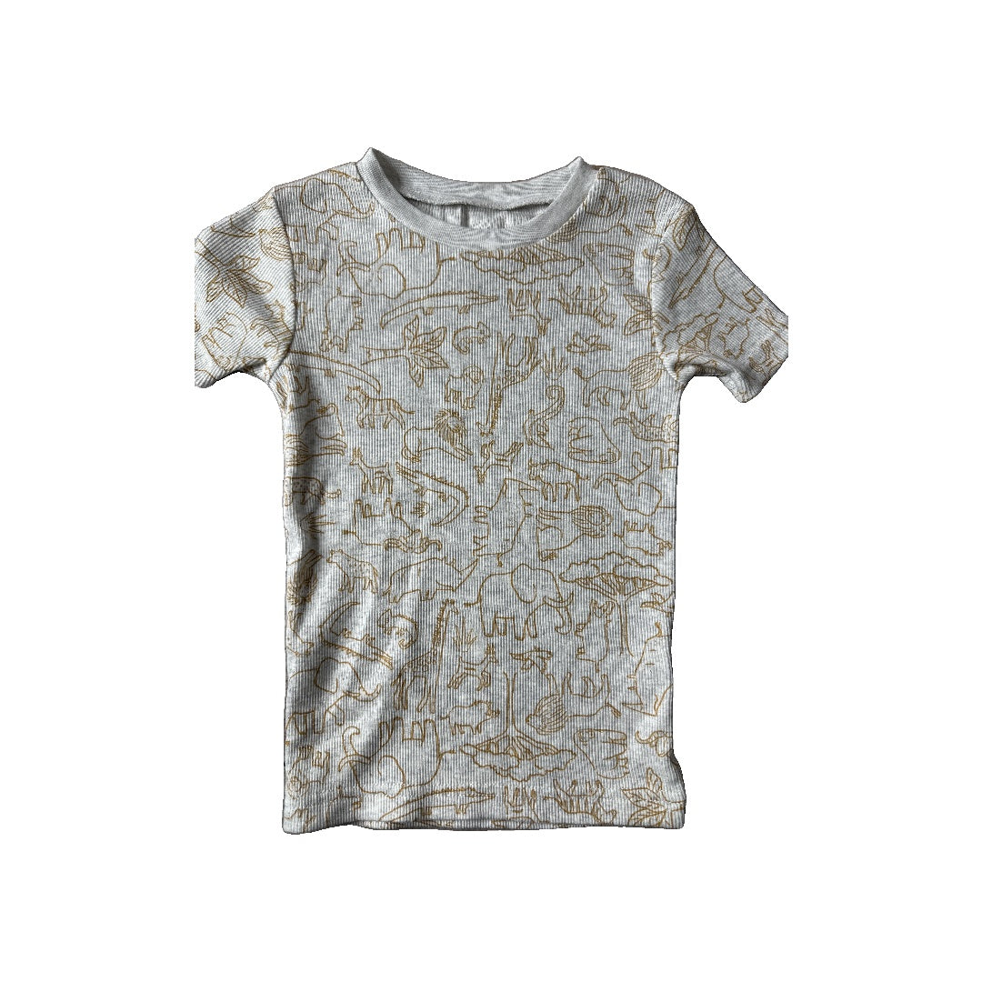 Carters Unisex Grey Pajamas Size: 4T Grey