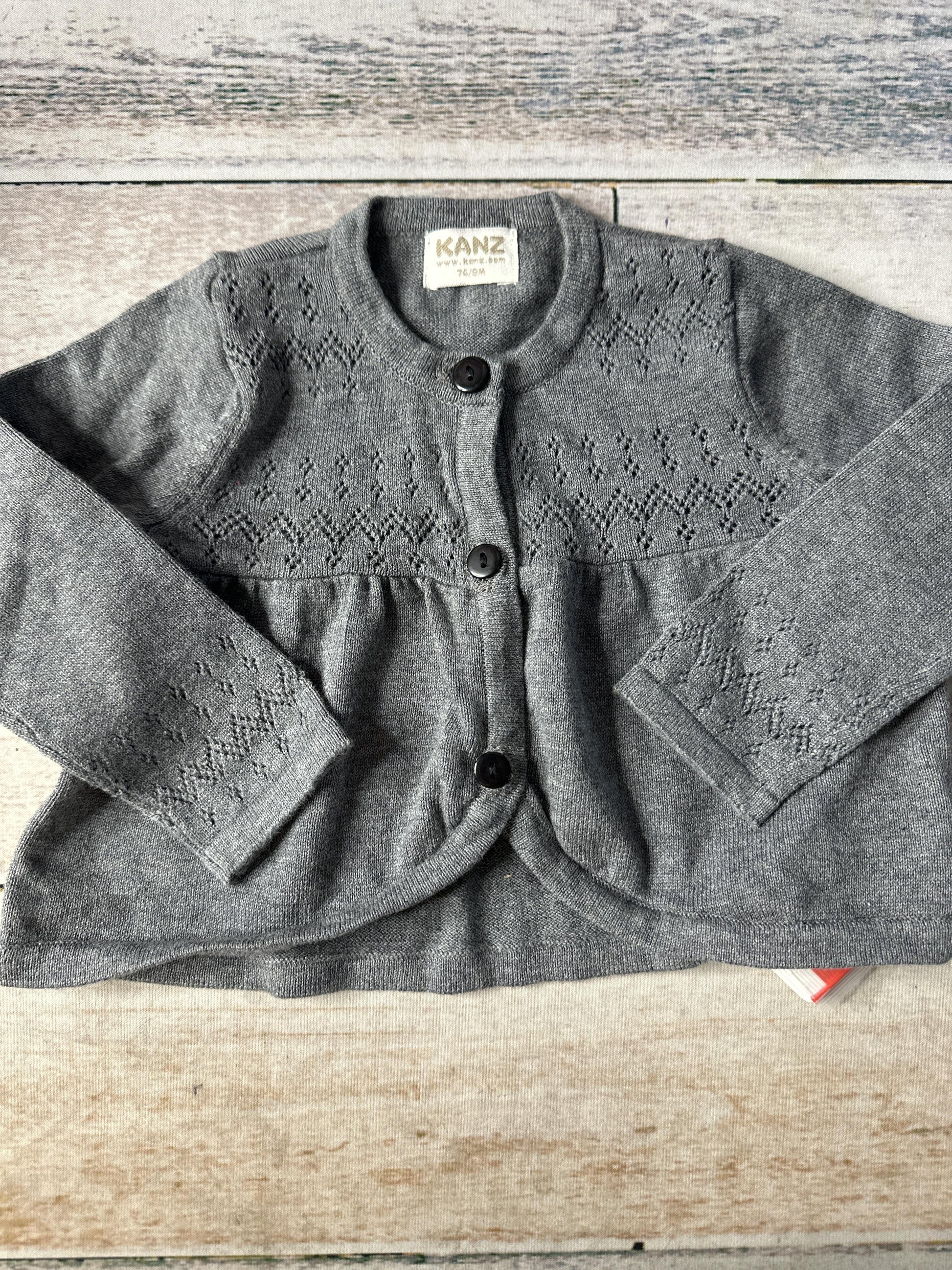 Kanz Girls Grey Sweater Size: 6-9 months Grey