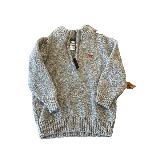 Carters Boys Grey Sweater Size: 18 months Grey