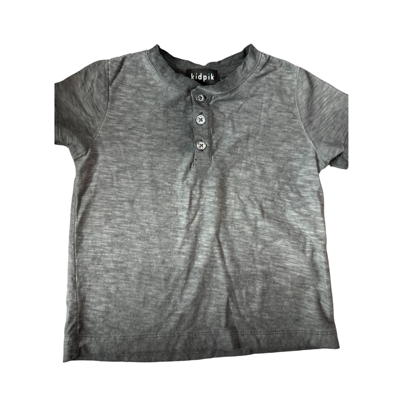 Kidpik Boys Grey T-Shirt Size: 2T Grey