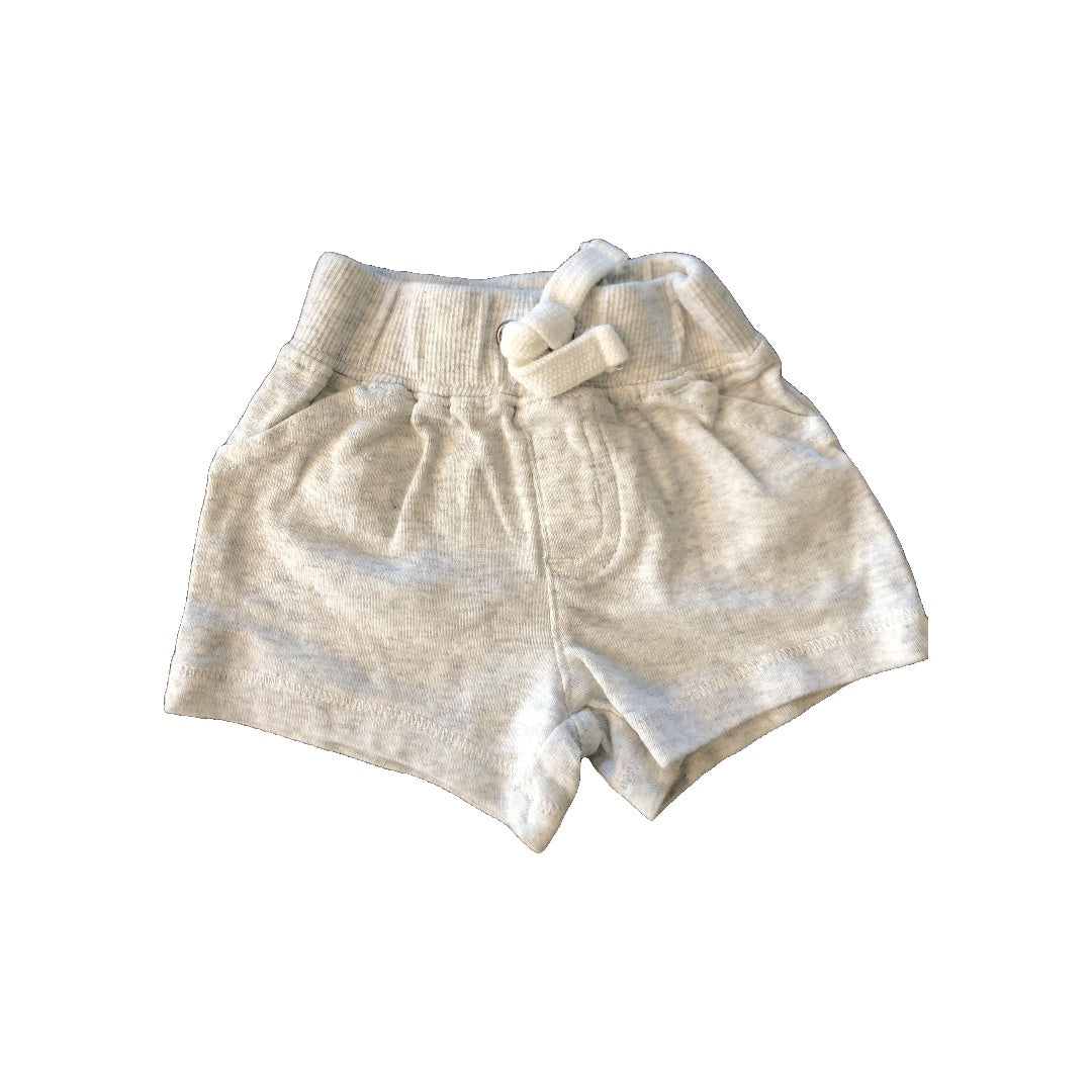 Carters Unisex Grey Shorts Size: Newborn Grey