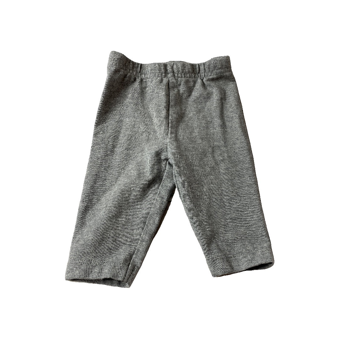 Carters Unisex Grey Pants Size: 3 months Grey