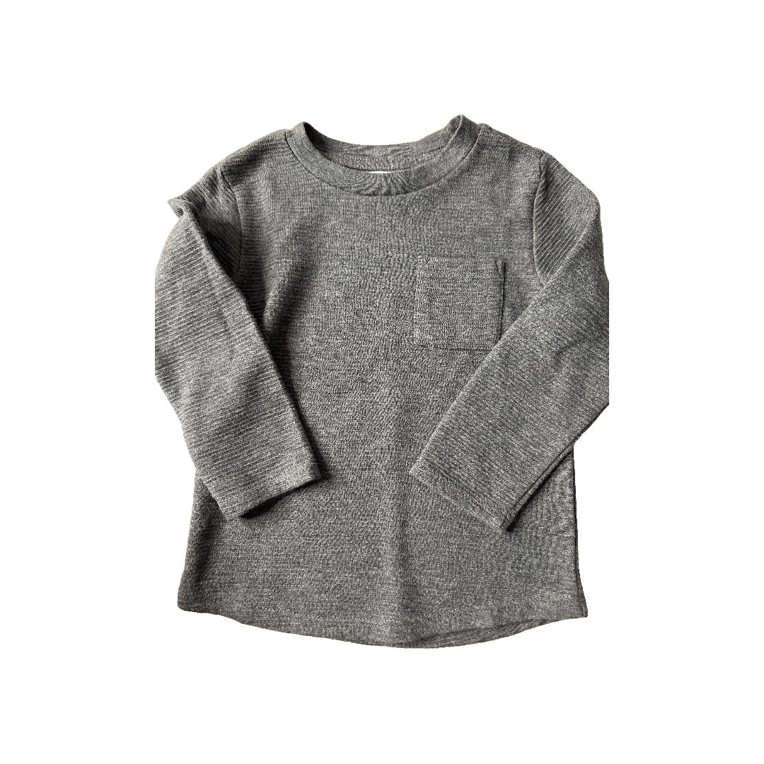 Cat & Jack Unisex Grey Long Sleeve T-Shirt Size: 3T Grey