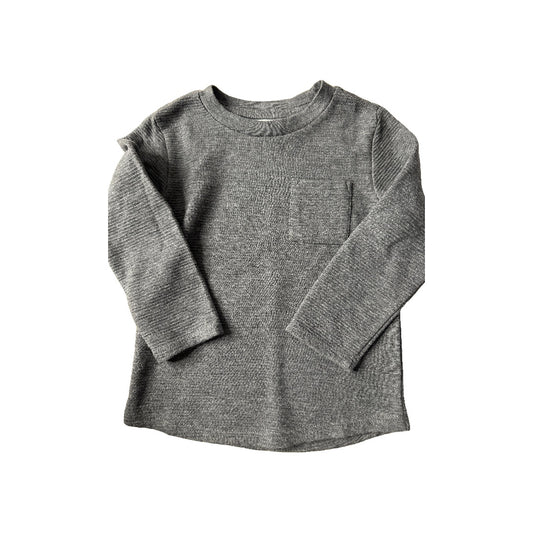 Cat & Jack Unisex Grey Long Sleeve T-Shirt Size: 3T Grey