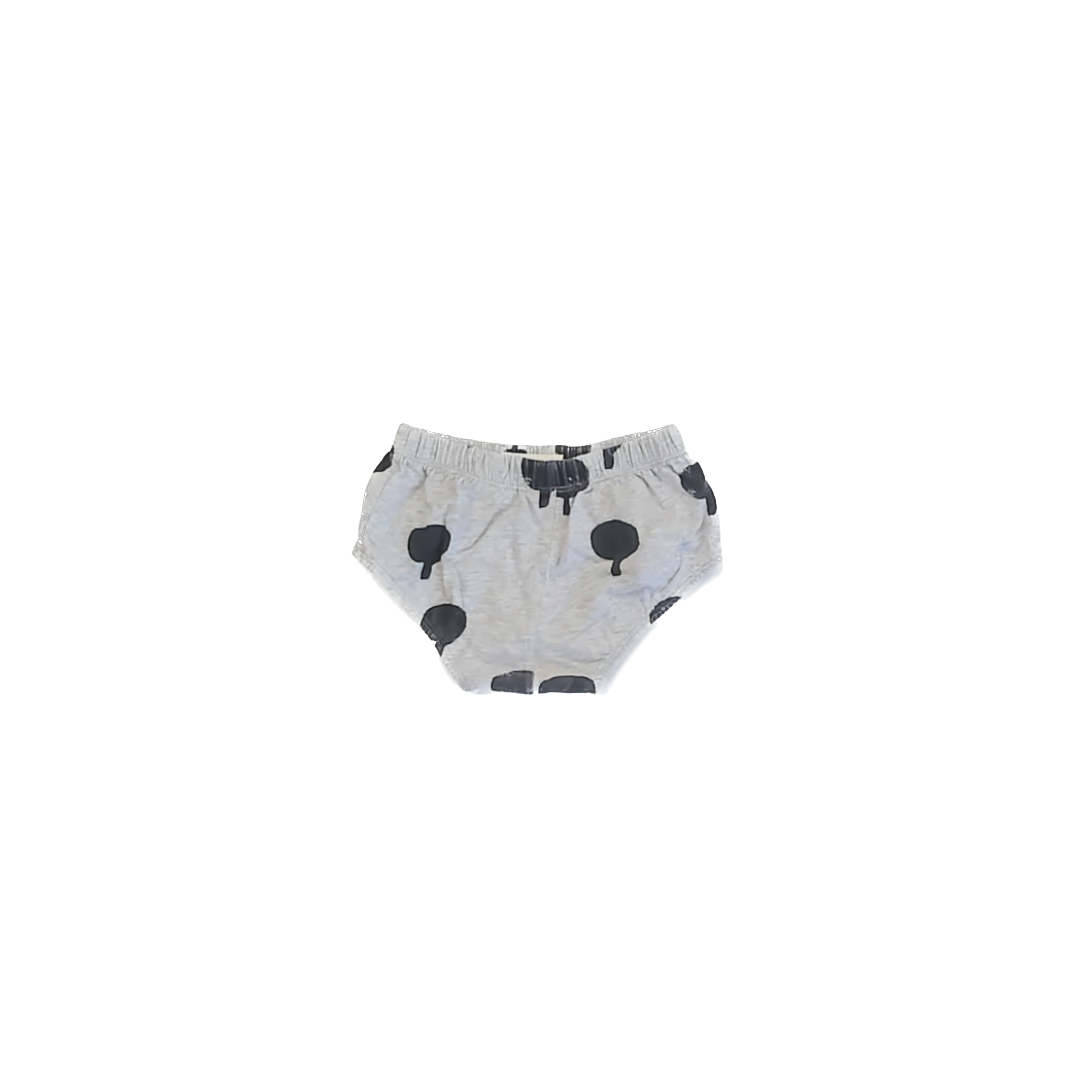 Kid + Kind Unisex Grey Jean Shorts Size: 18-24 Months Grey