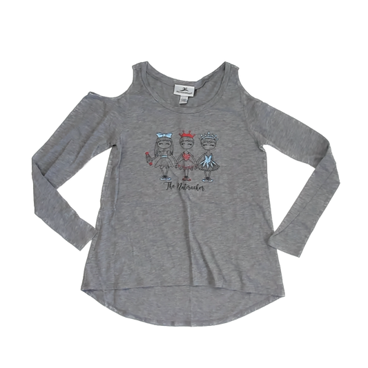 Motion Wear Girls Grey Long Sleeve T-Shirt Size: YLG (14-16 Years) Grey