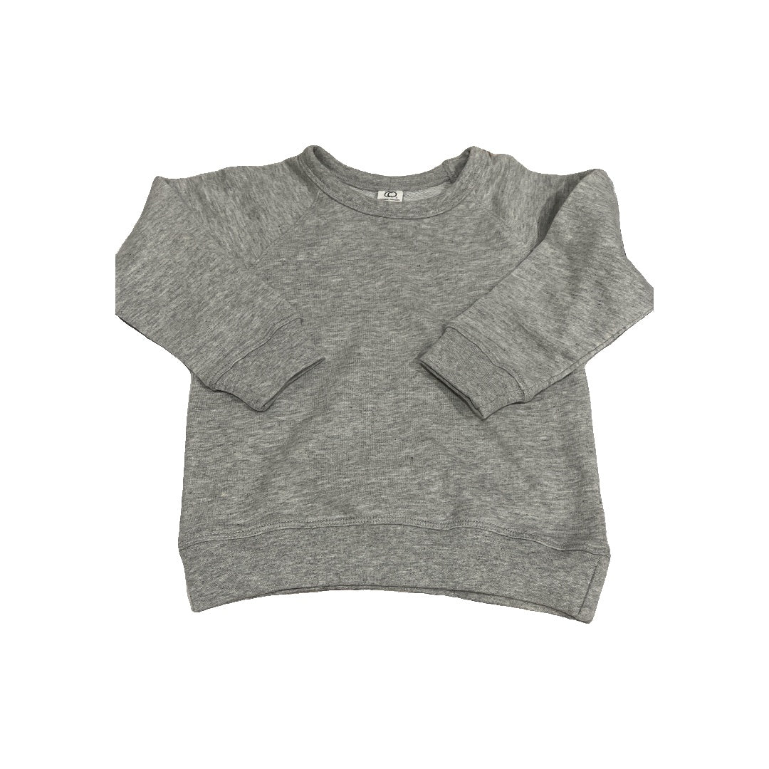Colored Organics Unisex Grey Sweatshirt Size: 18-24 months Grey