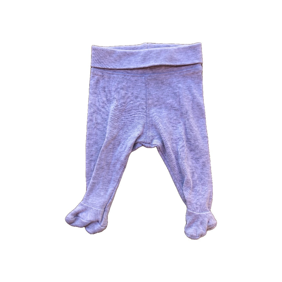 H&M Girls Grey Pants Size: Newborn Grey
