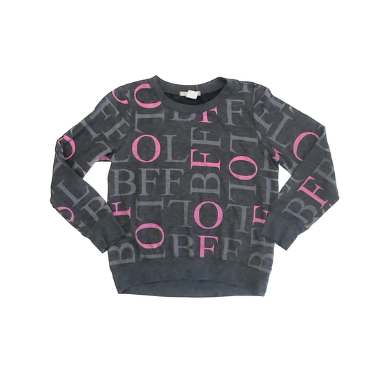Self Esteem Girls Grey Sweatshirt Size: 6-8 Years* Grey