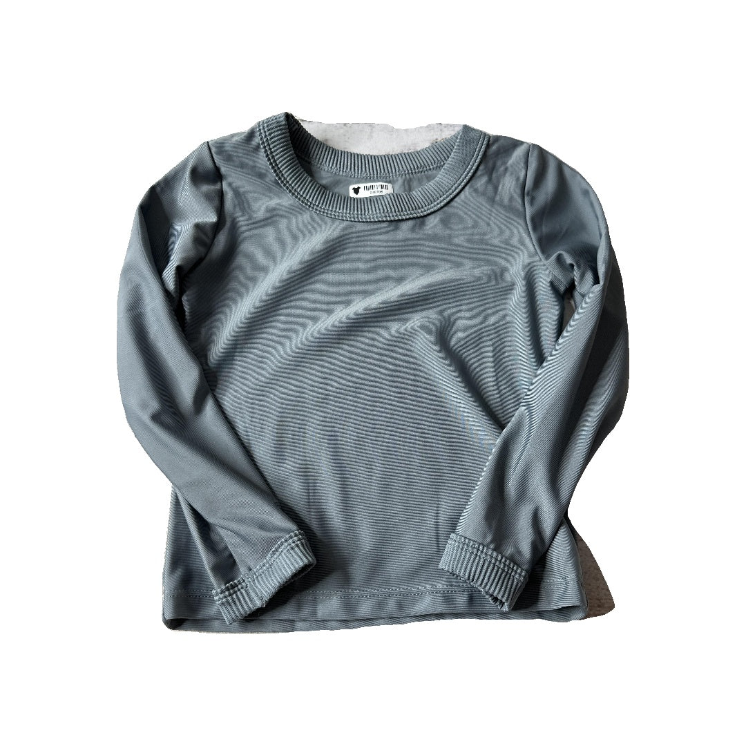 Jamie Kay Boys Grey Long Sleeve Shirt Size: 2T Grey