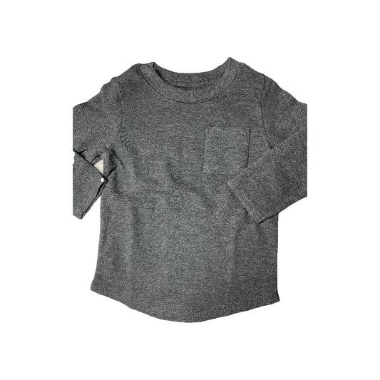 Cat & Jack Unisex Grey Long Sleeve T-Shirt Size: 2T Grey
