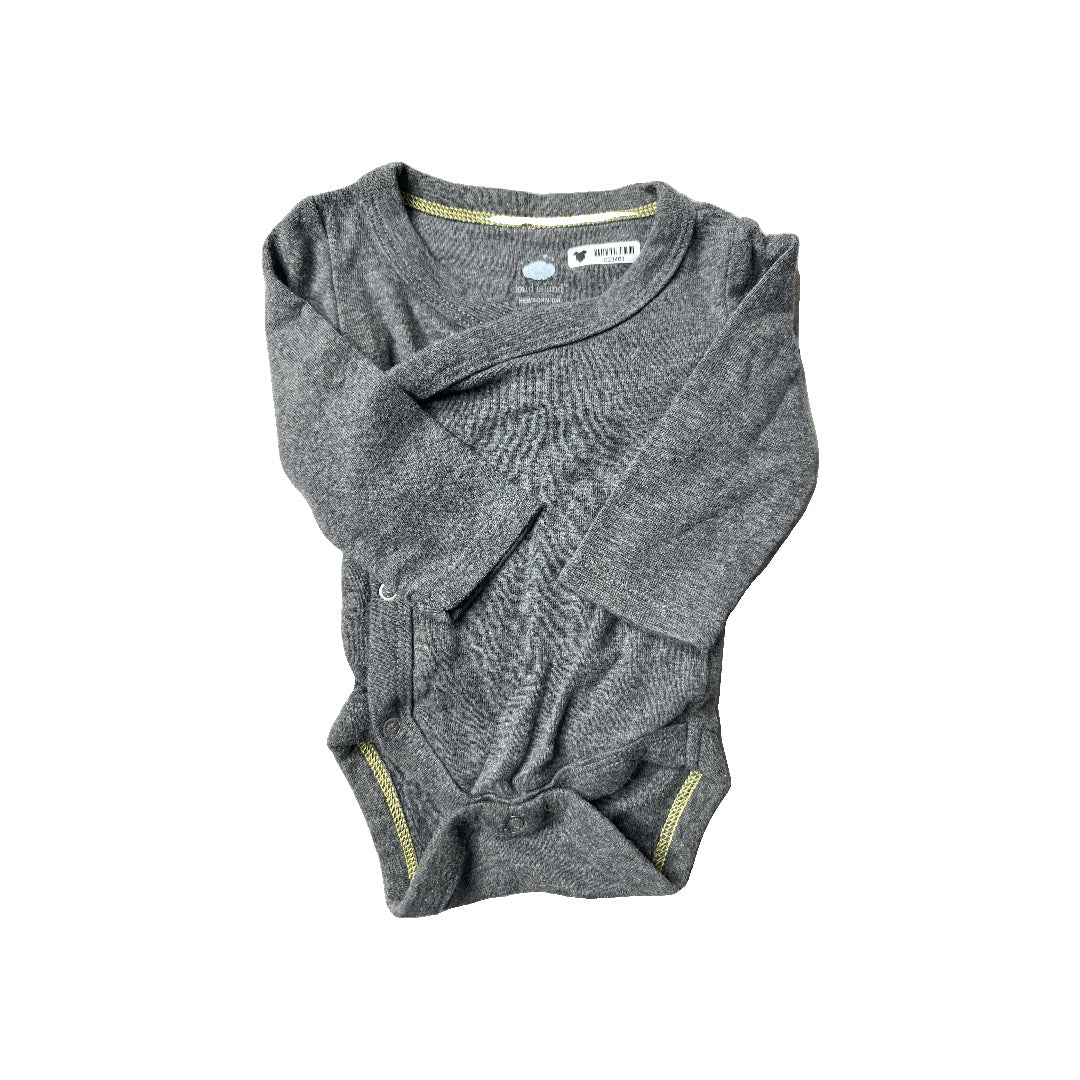 Cloud Island Unisex Grey Onesie Size: Newborn Grey