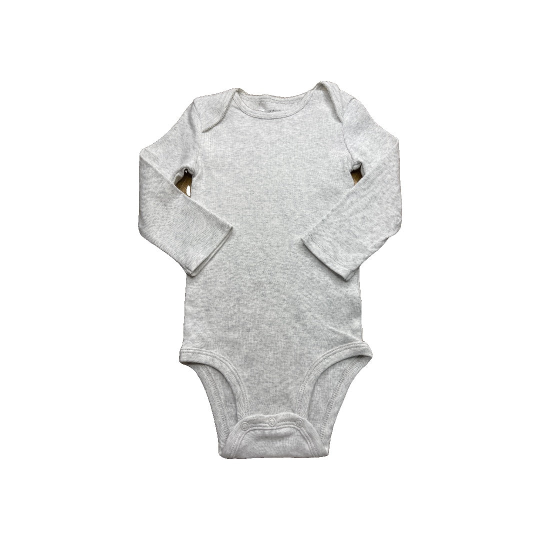Carters Girls Grey Onesie Size: 18 months Grey