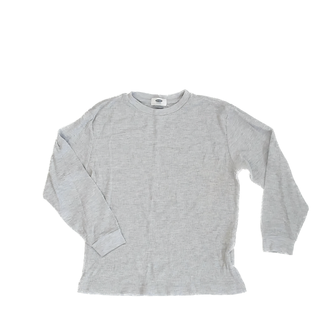 Old Navy Unisex Grey Long Sleeve Shirt Size: M (8) Grey