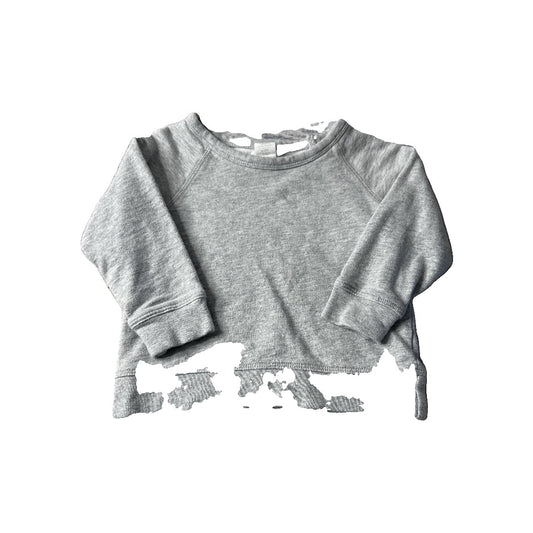 Colored Organics Unisex Grey Sweater Size: 6-12 months Grey