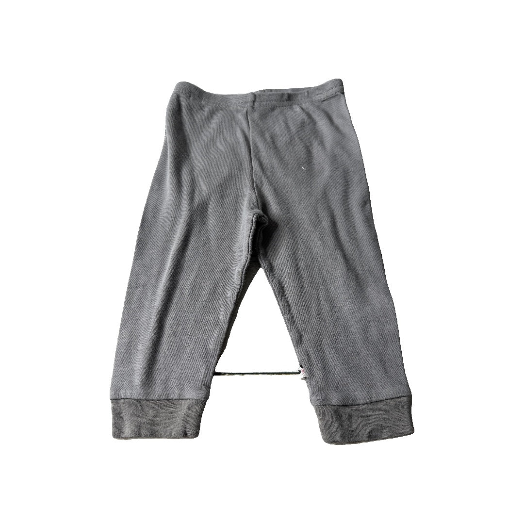 Babysoy Unisex Grey Pants Size: 18-24 months Grey