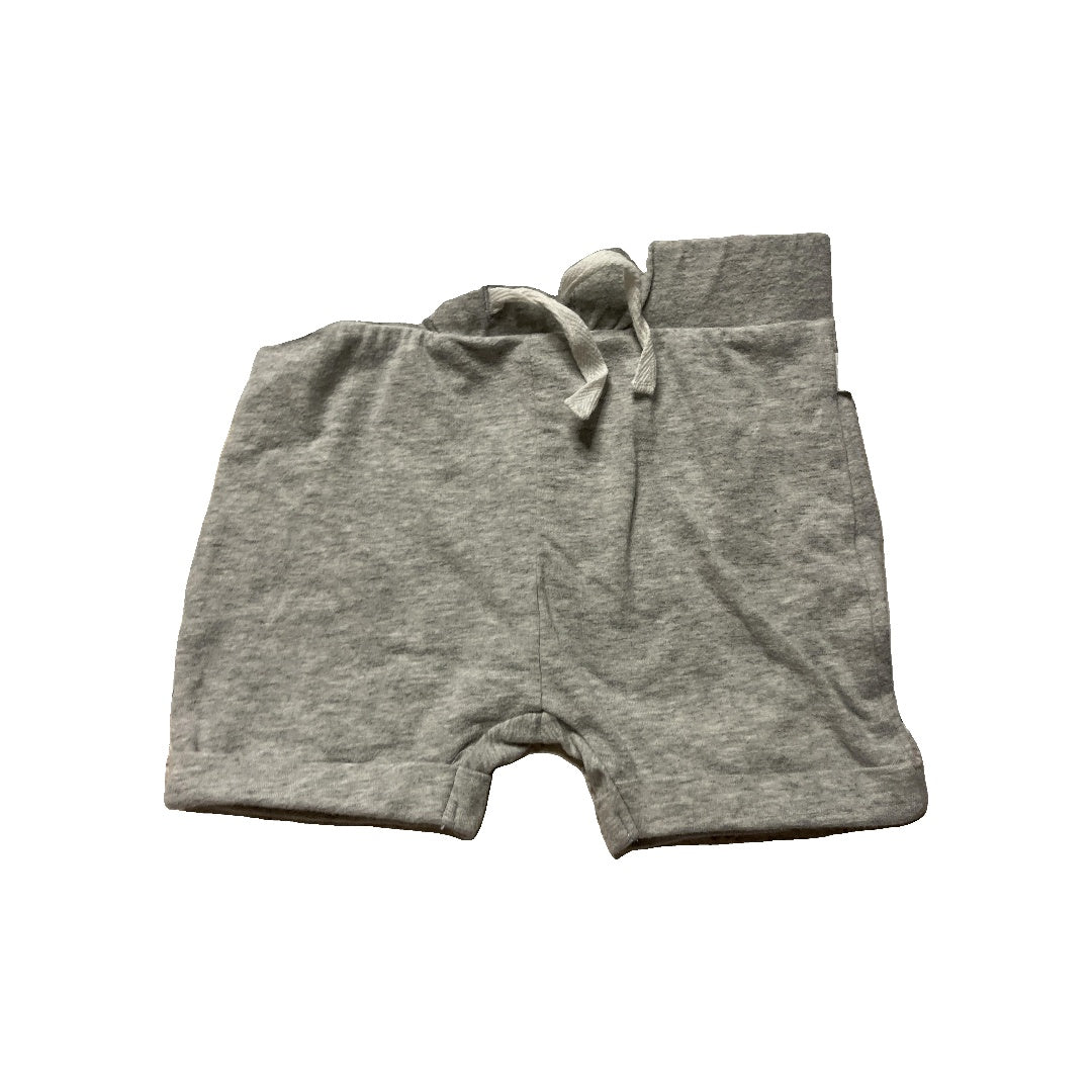 Firsts Unisex Grey Shorts Size: 12 months Grey